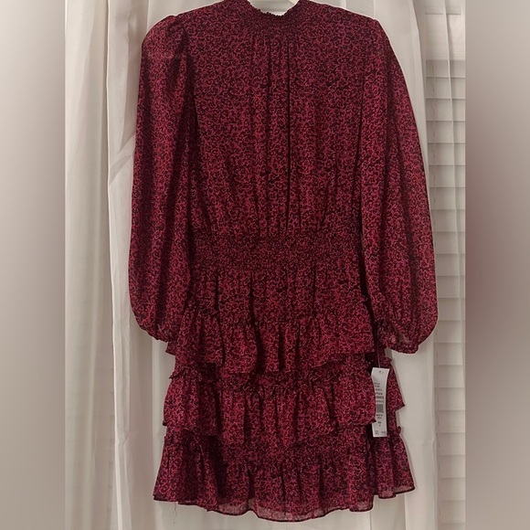 Sam and Jess Balloon Sleeve Long Sleve Fit and Flare Dress - Picture 4 of 5